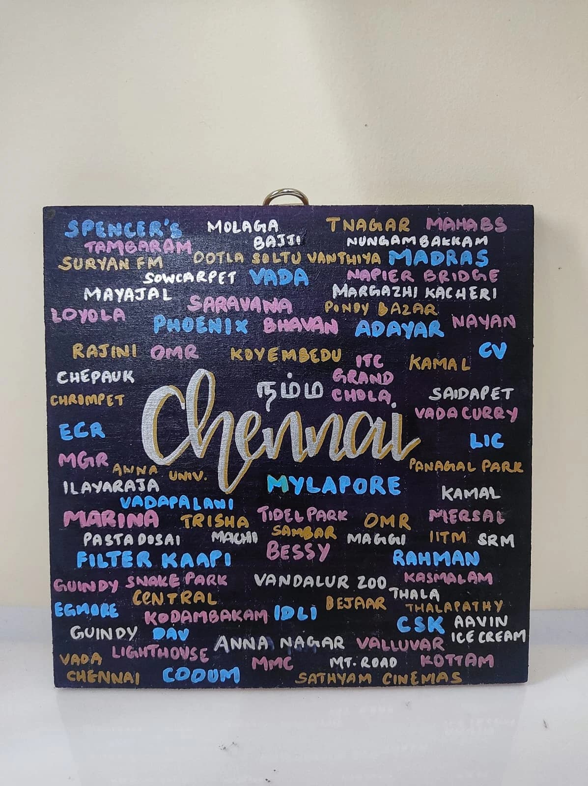 City Pride Wordcloud Canvas